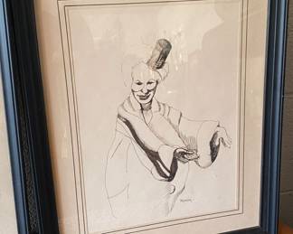 Kemm Clown Pencil Sketch