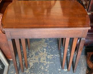 Mahogany Stacking Tables