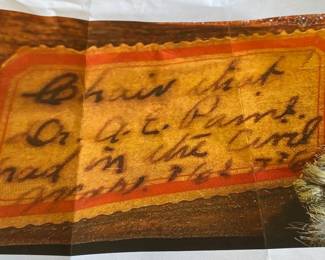 Civil War Chair Provenance