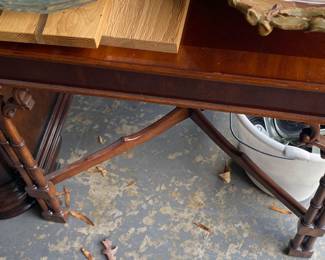 Bamboo Leg Side Table