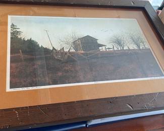 Bob Timberlake Signed and Numbered "Geese at the Studio" Print