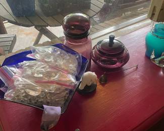 Bagged  chandelier crystals 