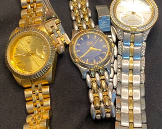 Men's Watches (Citizen/Rolex not real)