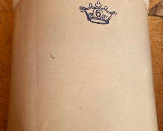 Six Gallon Stoneware Crocks