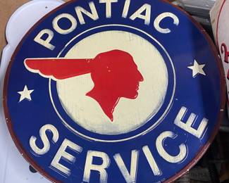 Open Road Pontiac Service Sign