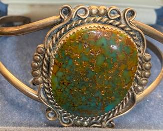 Unmarked Southwestern Cuff Bracelet