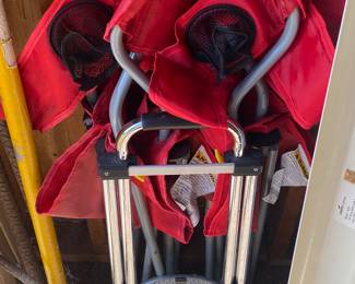 Folding Cart and Chairs