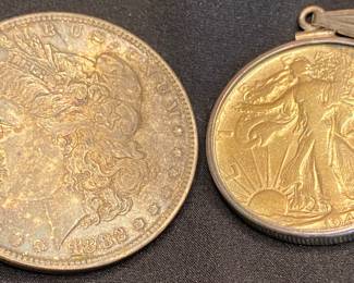 1882 O Morgan Silver Dollar