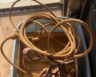 Old Cowboy Lasso Rope