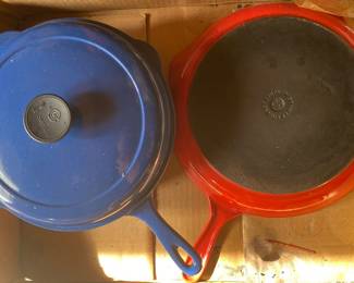 Le Creuset Covered Skillet and Frying Pan 