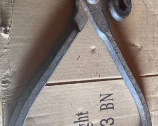 Cast Iron Log Tongs