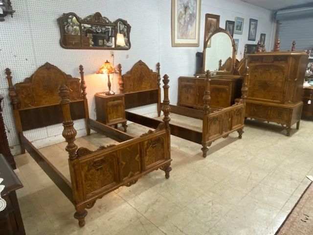 5 pc. Twin Bedroom Suite- Around 1940's 