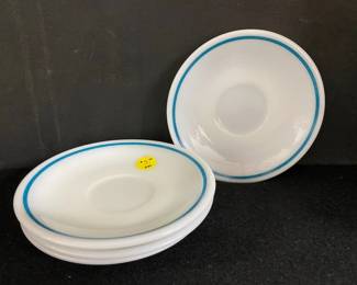 4- Pyrex Saucers