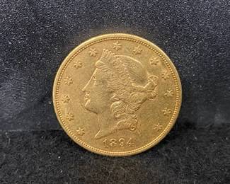 1894-S Liberty Gold Coin-SOLD