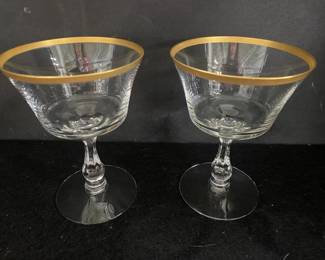 Fostoria Crystal Coupes Glasses