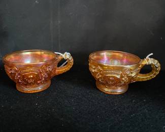 2-Imperial Marigold punch Cups