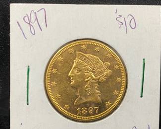 1897 Liberty Ten Dollar Gold Coin