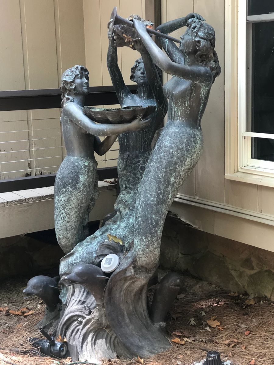 VERY LARGE MERMAID STATUE