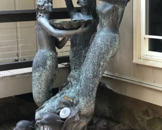 VERY LARGE MERMAID STATUE