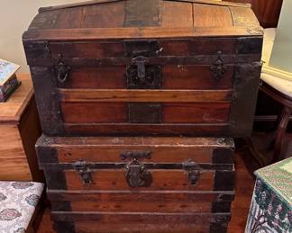 Antique trunks