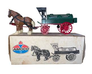 Amoco Standard Oil Company horse and cart