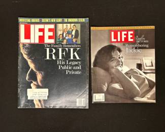Life magazine commemorative issues - RFK and Jackie Kennedy