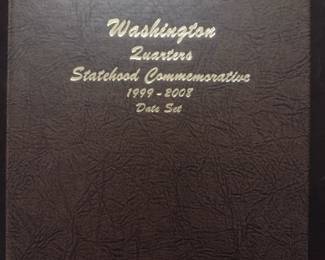 Washington Quarters Statehood Commemorative 1999-2008 Date Set 
