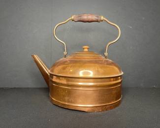 Copper tea pot