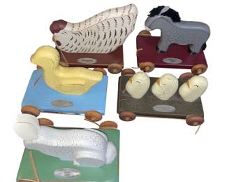 Workshops by Gerald Henn Crafts Noah's Ark Pull Toys