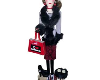 Pier 1 Nutcracker Shoe Lover "I Love Shoes"