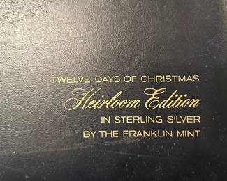 12 Days of Christmas Heirloom Edition in SS by the Franklin Mint