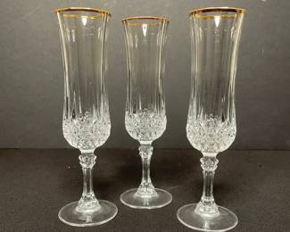 Crista D'Argues fluted glasses set of 3