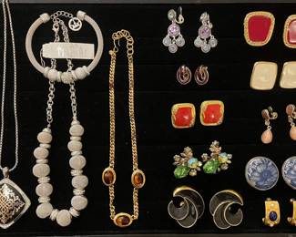 Napier, Monet, Trifari, Brighton, Berebi, Avon, OMJewelry and Sarah Coventry