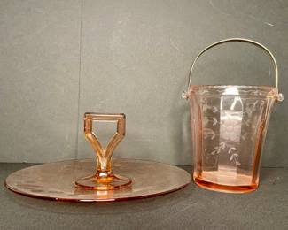 Pink depression ware