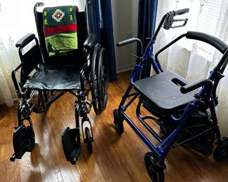 Wheelchair and walker