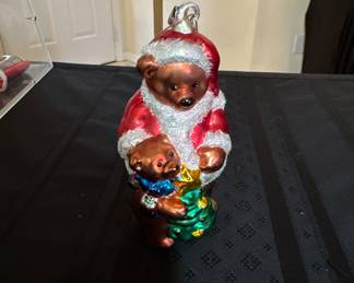 Glass Christmas ornaments 