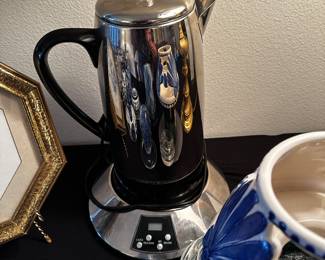 Vintage percolator coffee pot