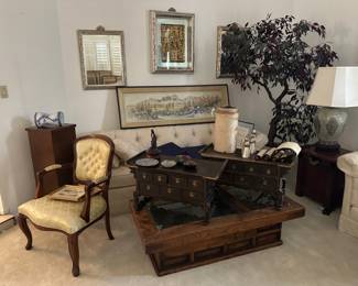 upholstered parlor chairs