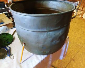 Large Copper Cauldron