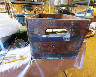 Side of Pepsi crate