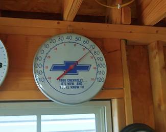 Vintage Chevrolet thermometer