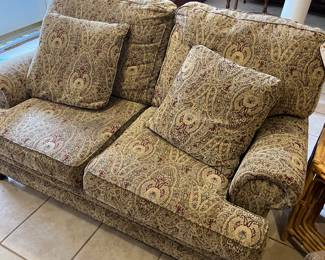 Sofa and matching loveseat