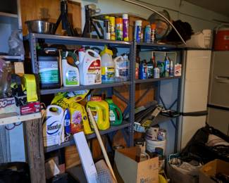 Assorted lawn and home chemicals