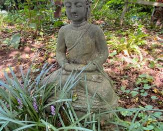 Garden Cement Buddha
