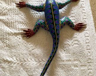 Lizard Carving