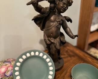 Wedgewood and bronze