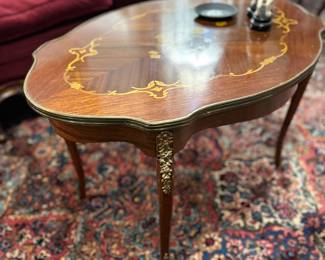 Inlaid coffee table