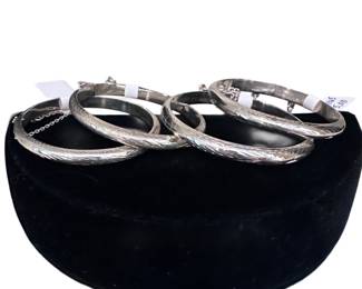 Sterling Silver Children's Bangles