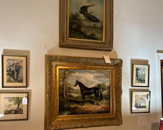 Pastoral oil paintings