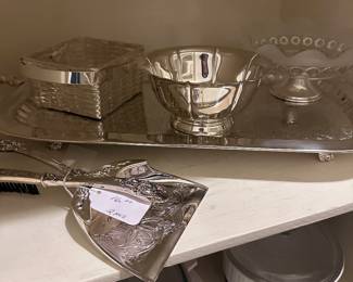Silver plate service ware